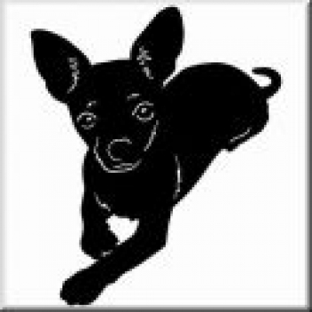 Aufkleber Chihuahua 6 - 55cm
