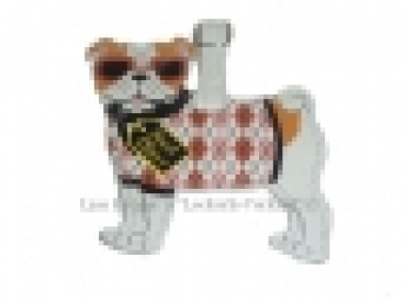 Kofferanhänger "Bulldogge"