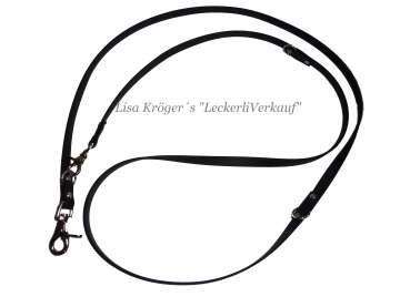 Dreifach verstellbare Biothane Leine, 13mm