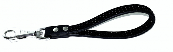 Biothane Kurzführer 16mm schwarz