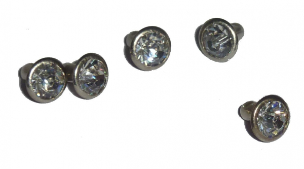 Zierniete Strassniete Chatonniete 6mm Klar Strass