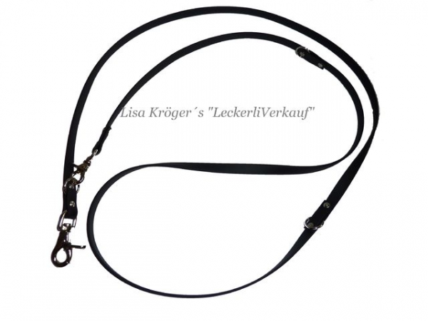 Dreifach verstellbare Biothane Leine, 9mm
